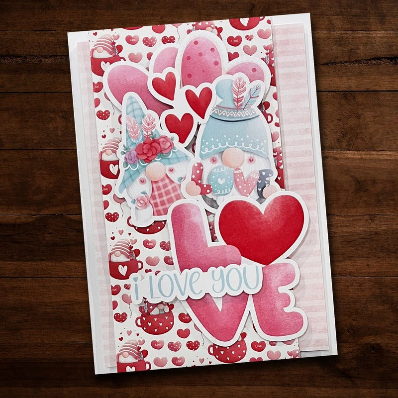 Paper Rose Gnomie Hugs Die Cuts