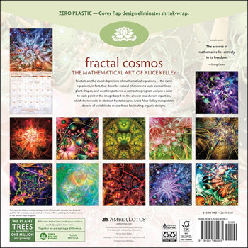 Fractal Cosmos 2025 Wall Calendar