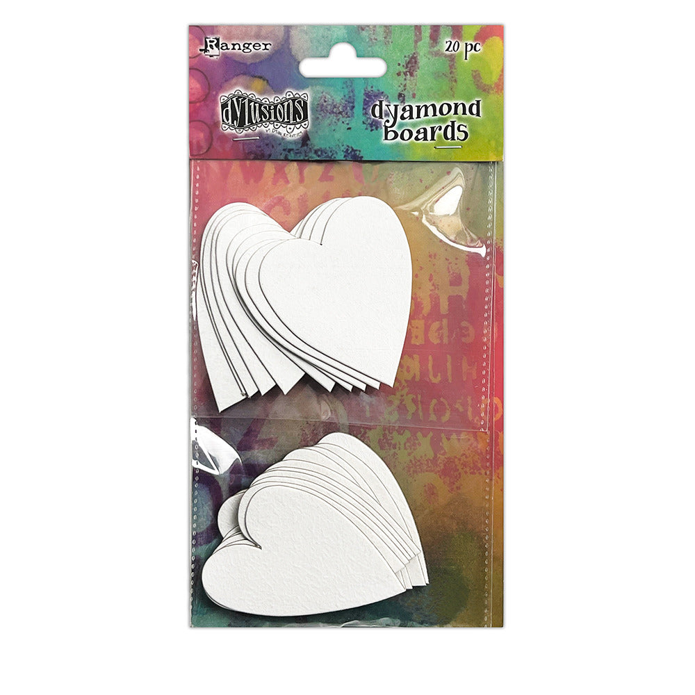 Dylusions Dyamond Boards, Hearts