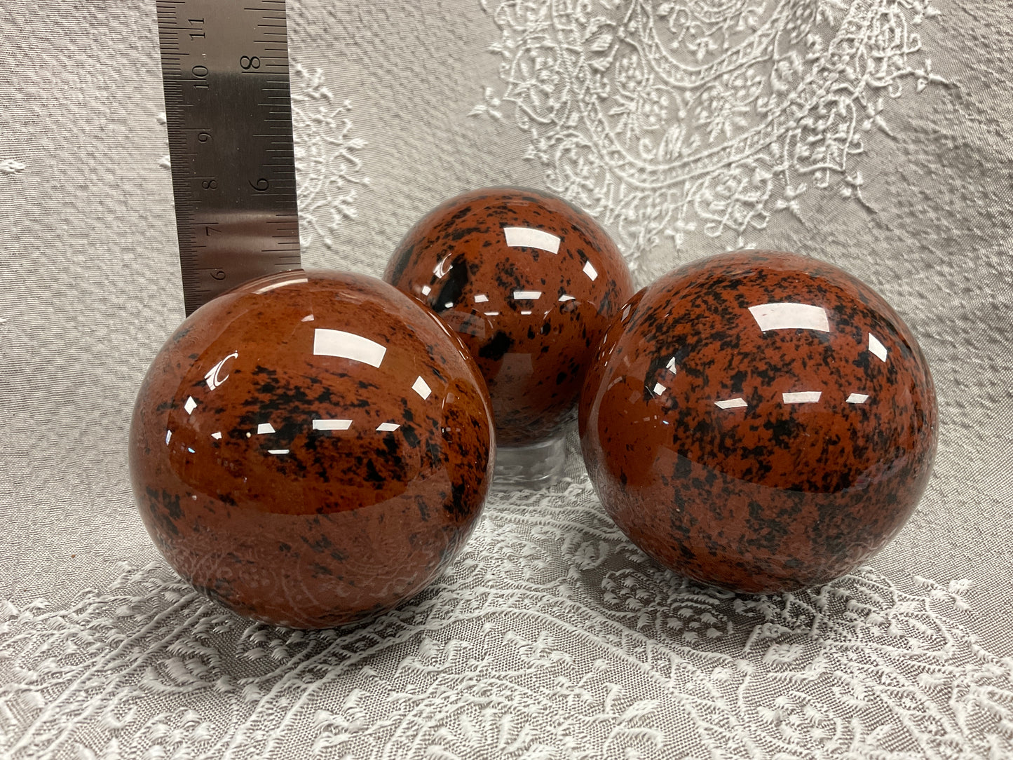 Mahogany Obsidian Sphere