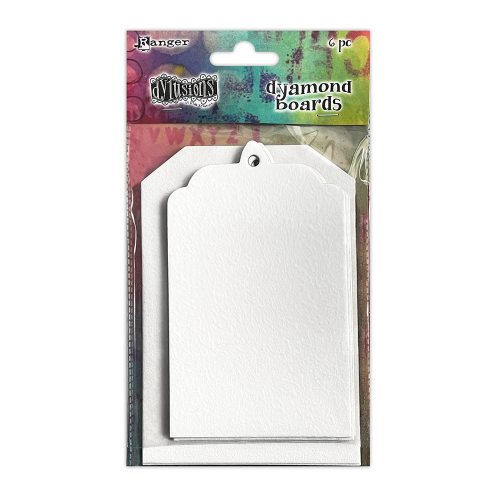 Dylusions Dyamond Boards - Assorted Tags