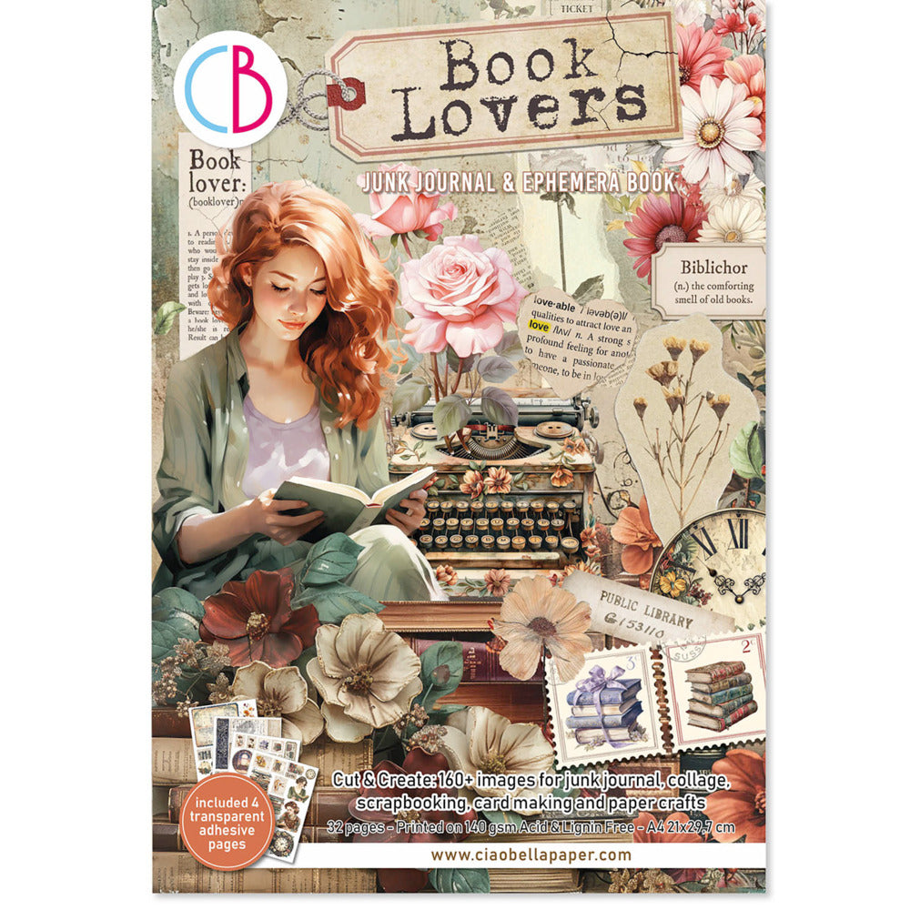 Book Lovers Junk Journal & Ephemera Book