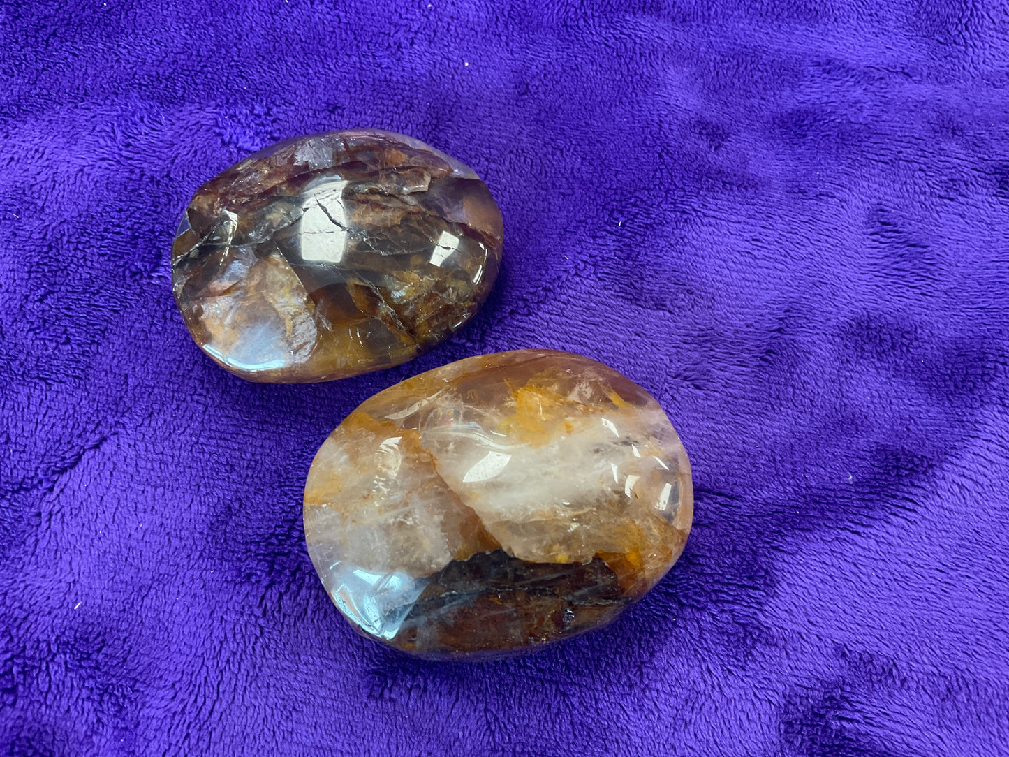Golden Healer Palm Stone