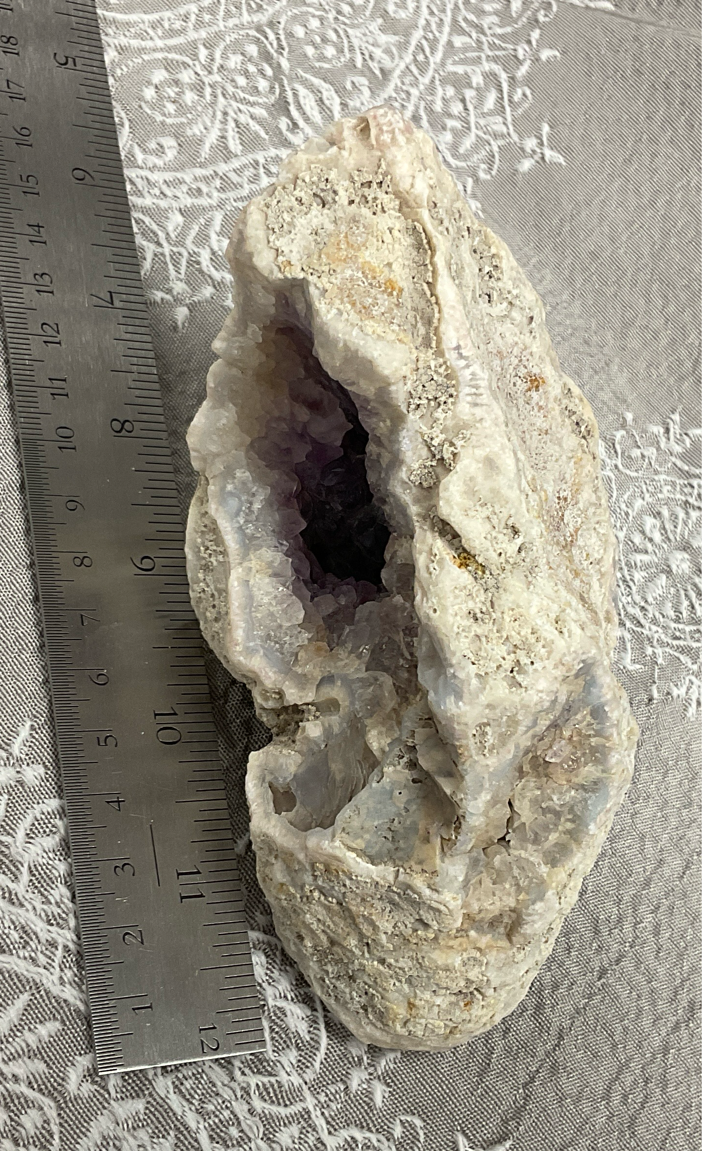 Amethyst in Chalcedony Specimen