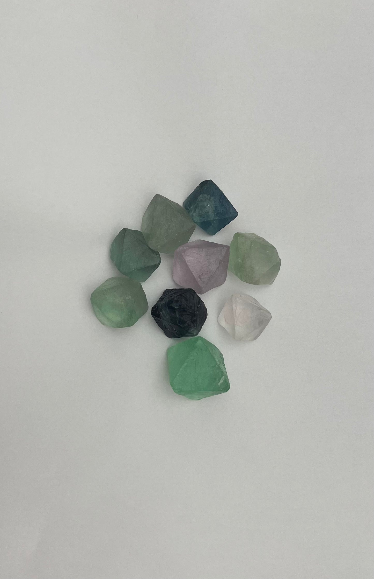 Rainbow Fluorite Octohedron