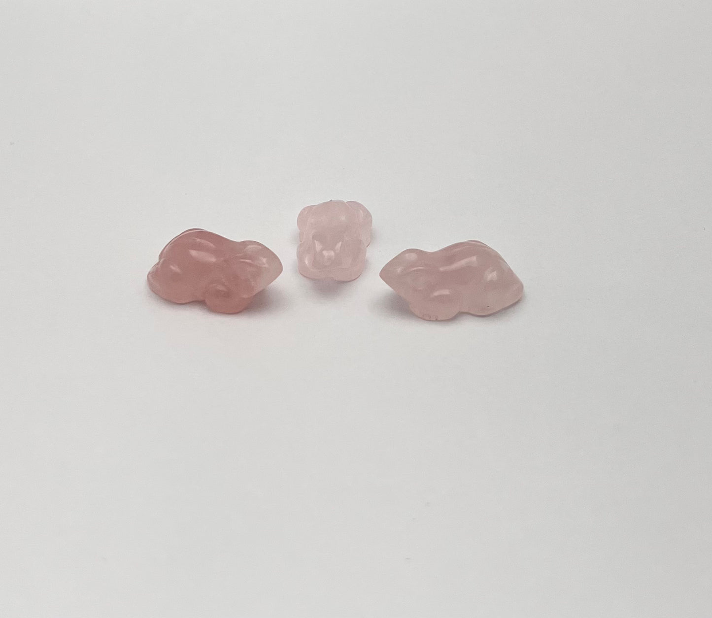 Rose Quartz Frog