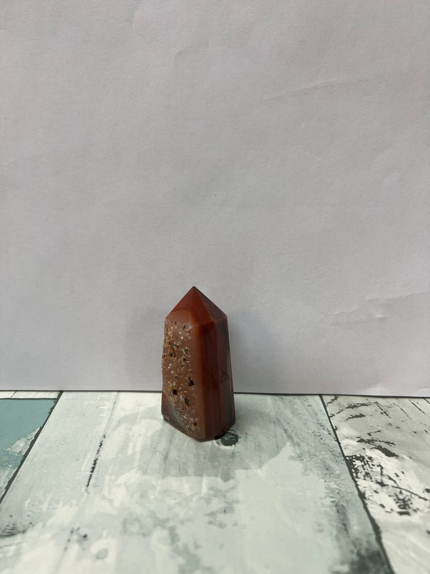 Carnelian Druzy Tower