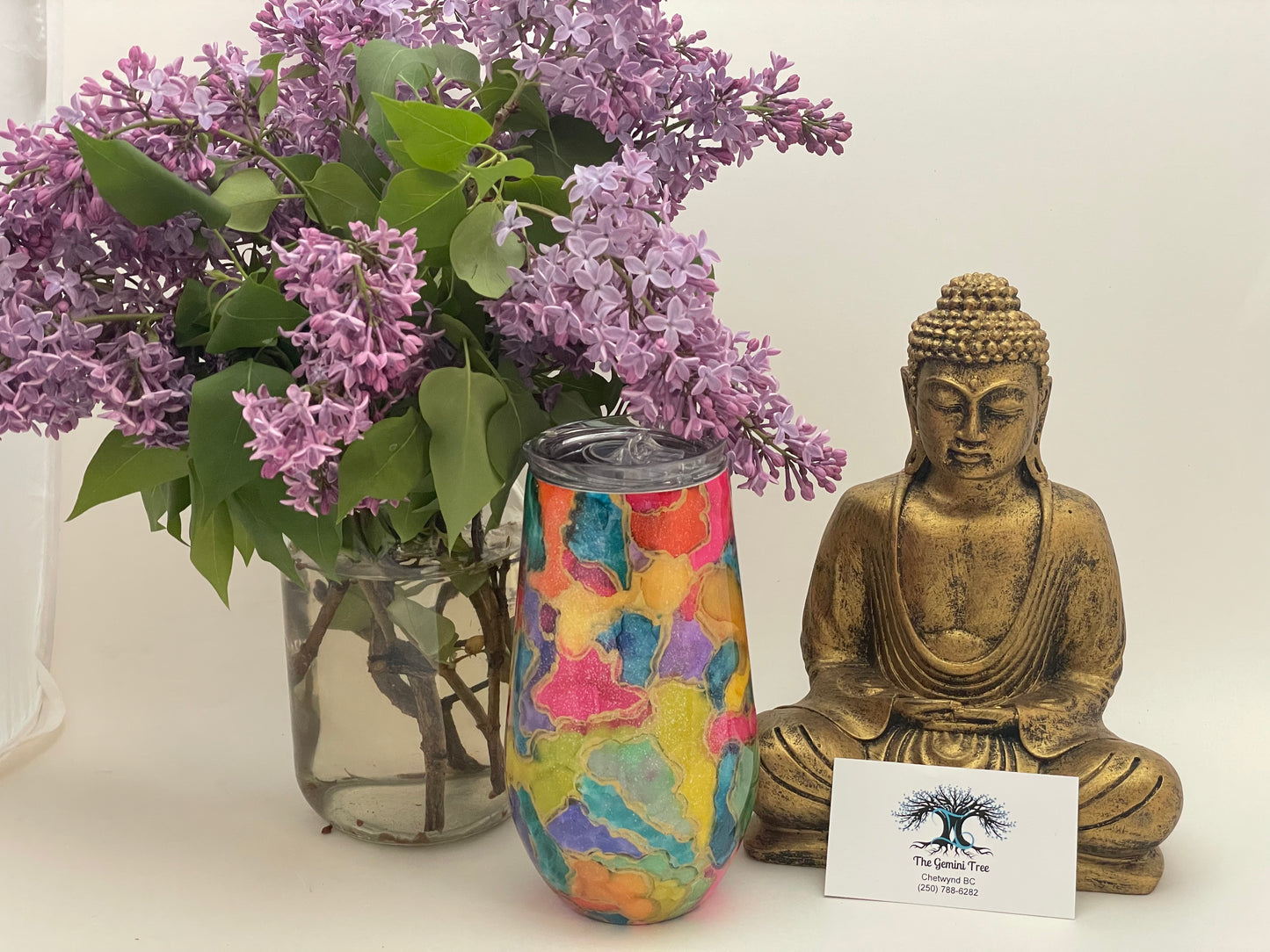 Rainbow Wine Tumbler