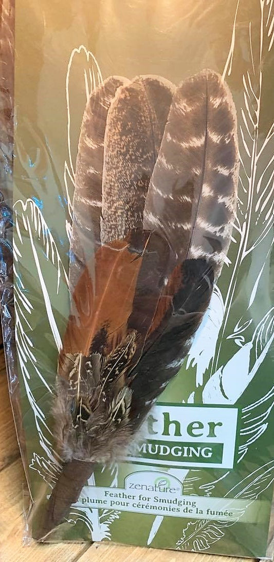Smudge Feather Fan