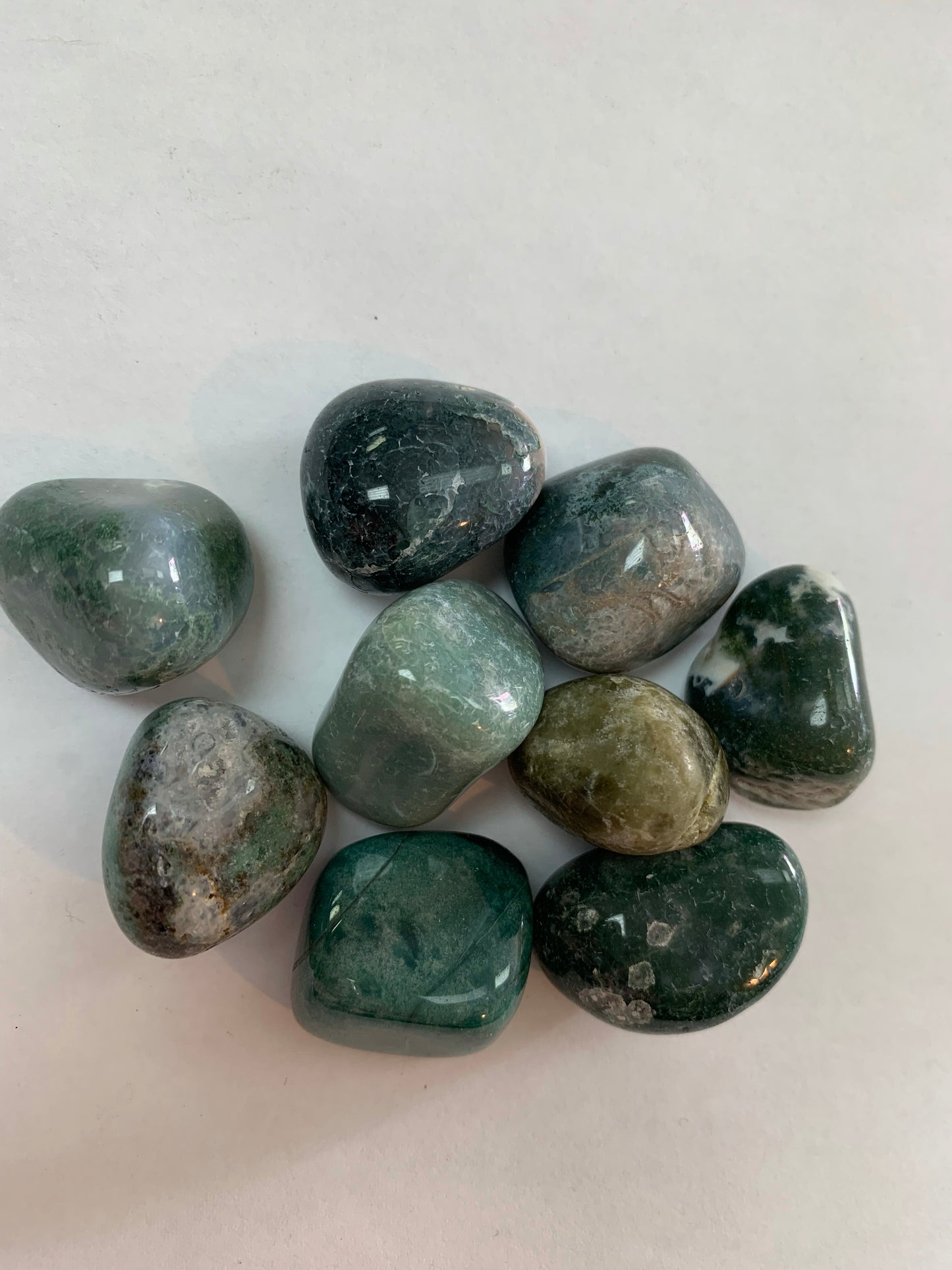 Moss Agate - Tumbled