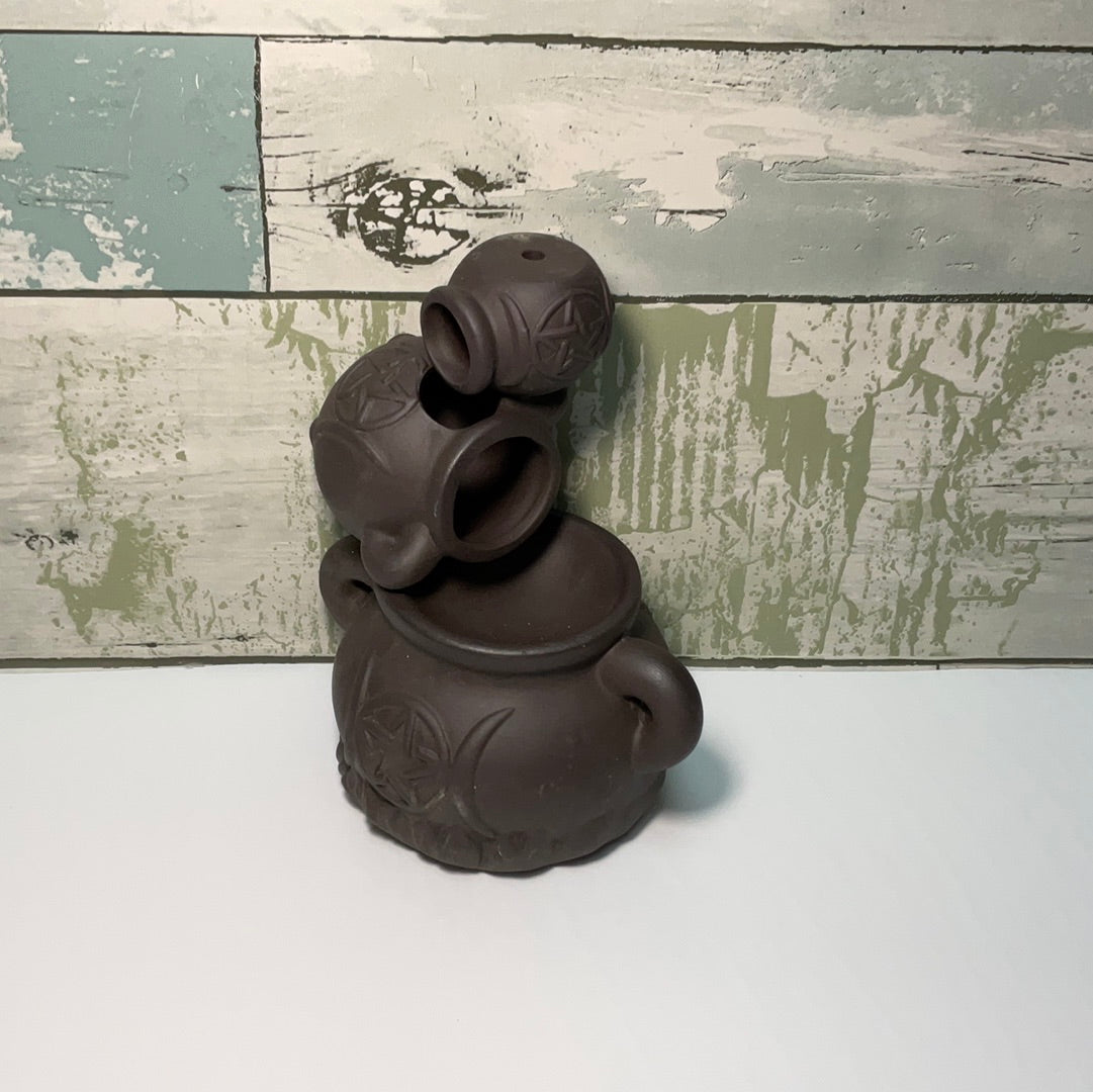 3 Cauldron Back-flow Incense Burner