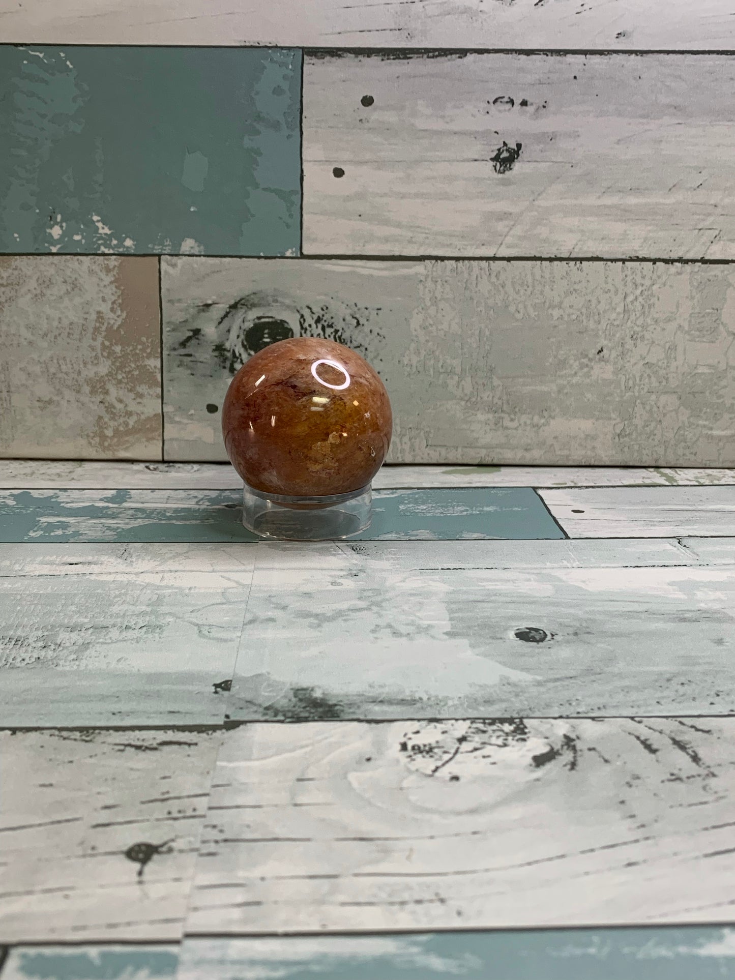 Golden Quartz Sphere