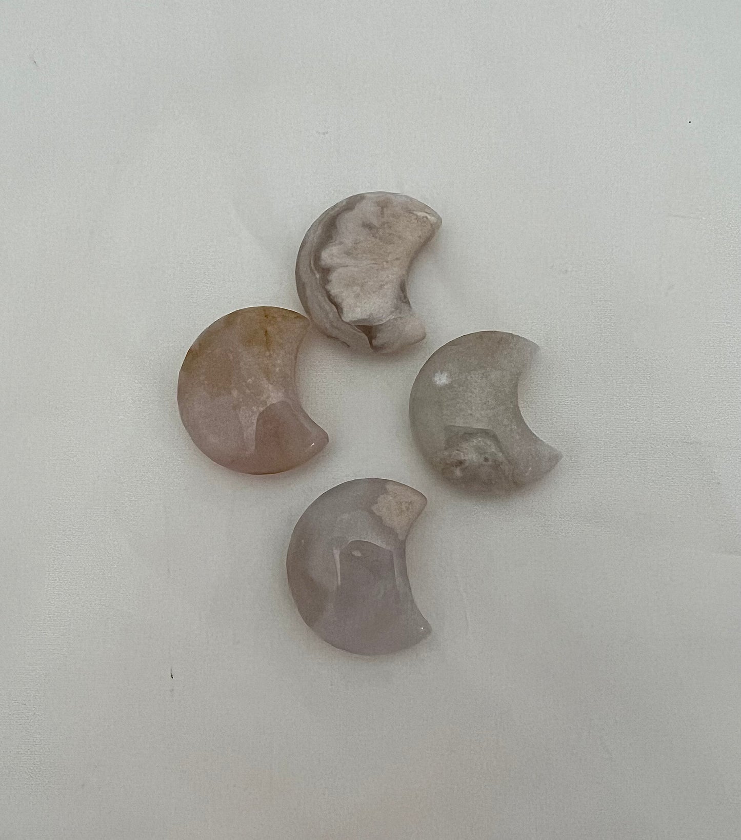 Flower Agate Moon
