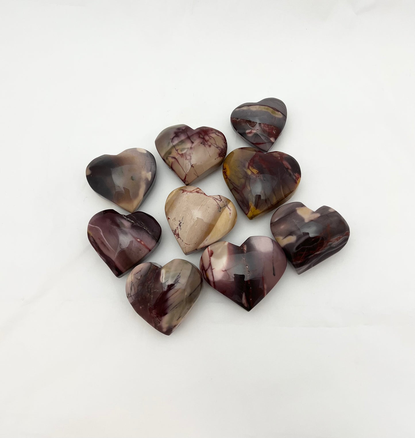 Mookaite Hearts