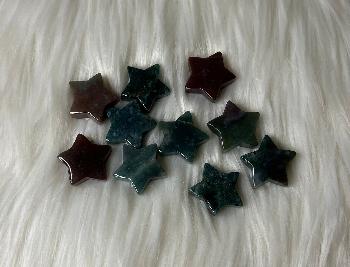 Moss Agate Star