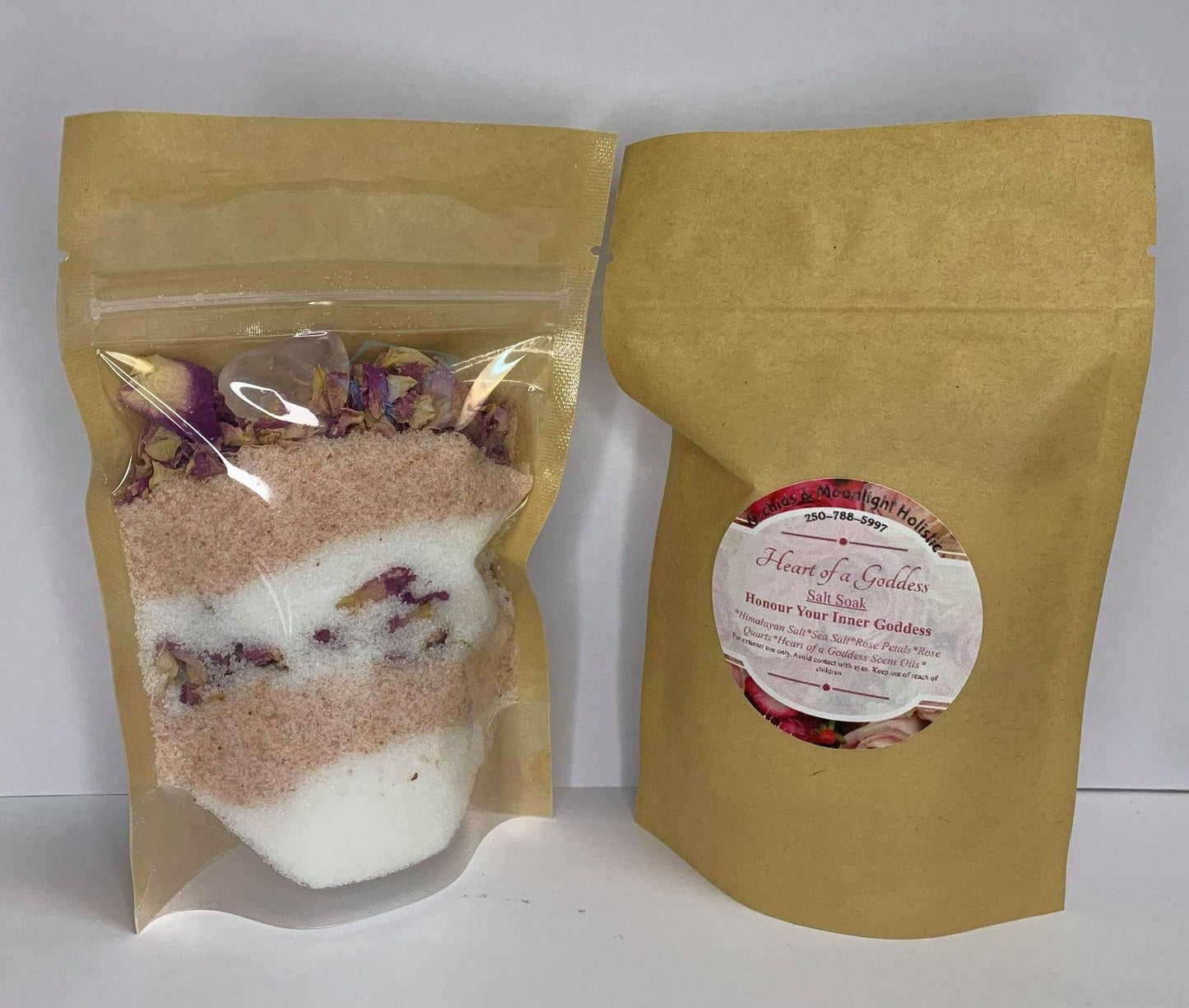 Heart of a Goddess Salt Soak Bag