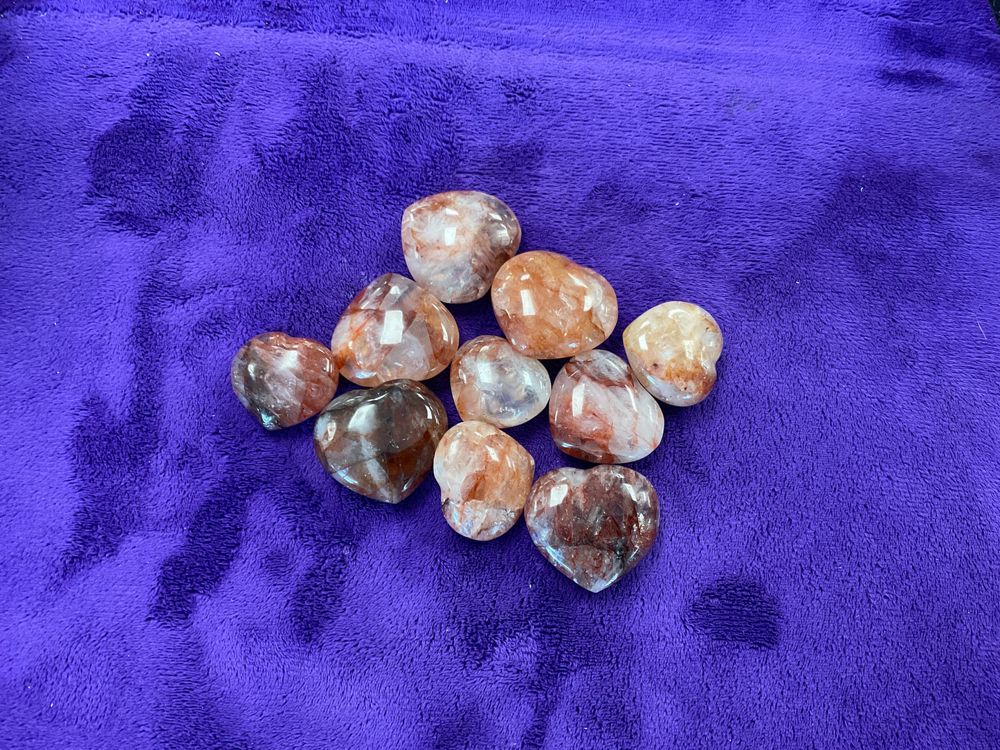 Fire Quartz Hearts