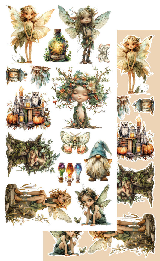 6X12 Extras Paper Set, Tales of Moss and Fern