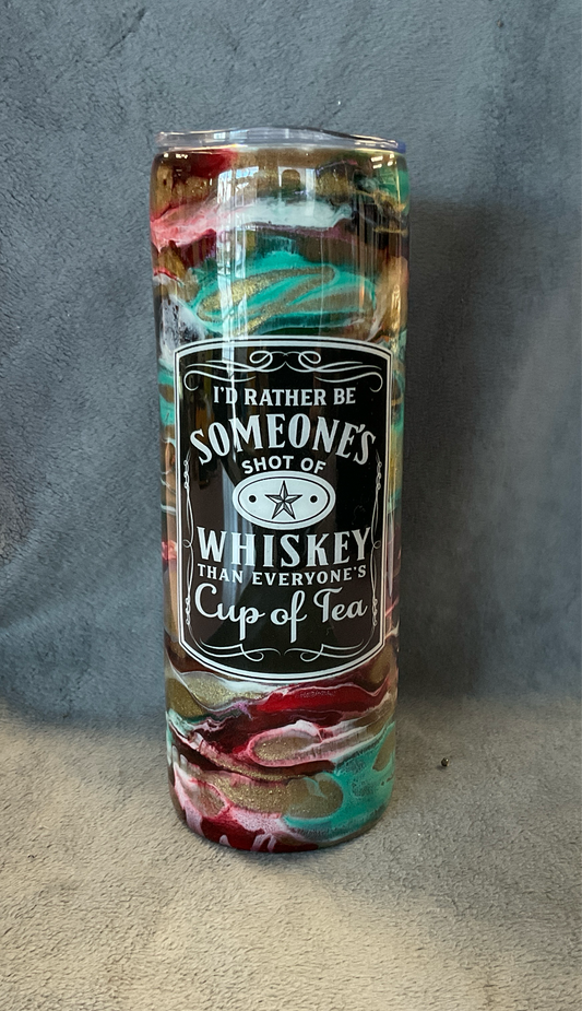 “Someone’s Shot of Whiskey” 20oz Resin Tumbler