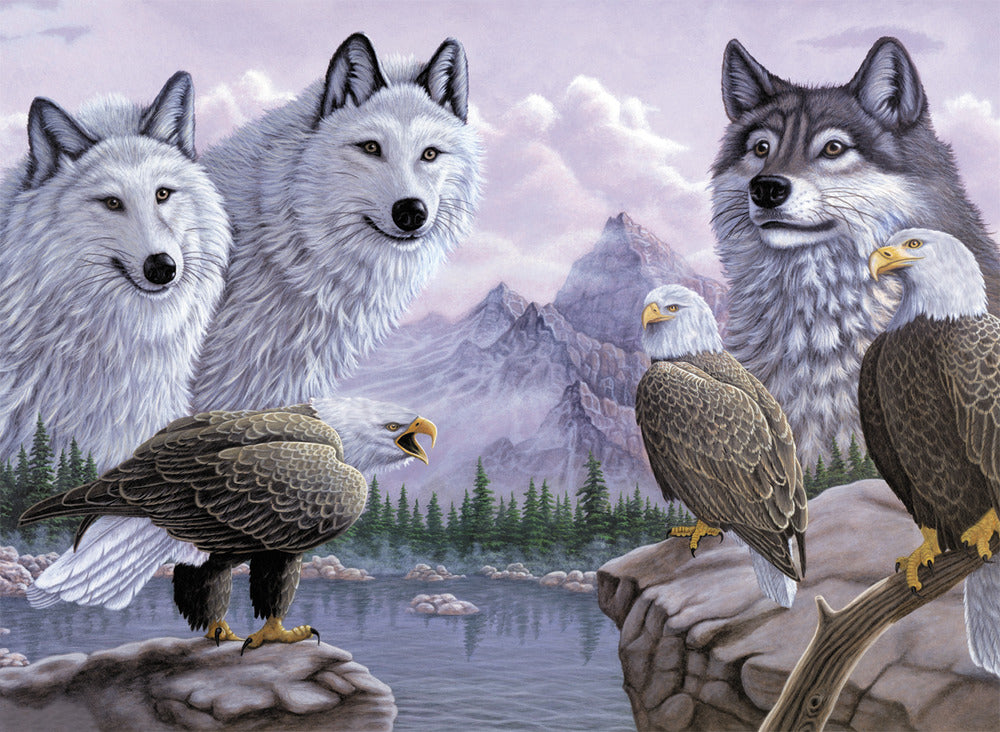 Adult Painting by Numbers - Wolves 2