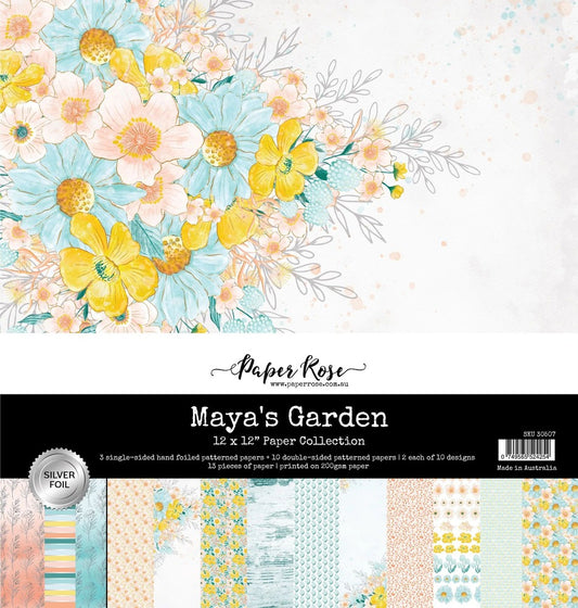 Paper Rose - Maya’s Garden 12x12 Paper Collection