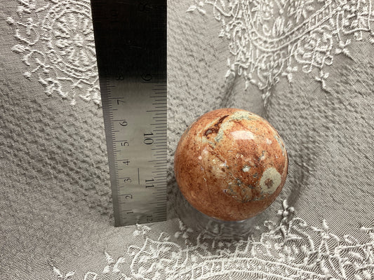 Brecciated Jasper Sphere