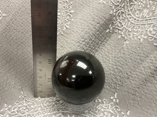 Black Agate Sphere