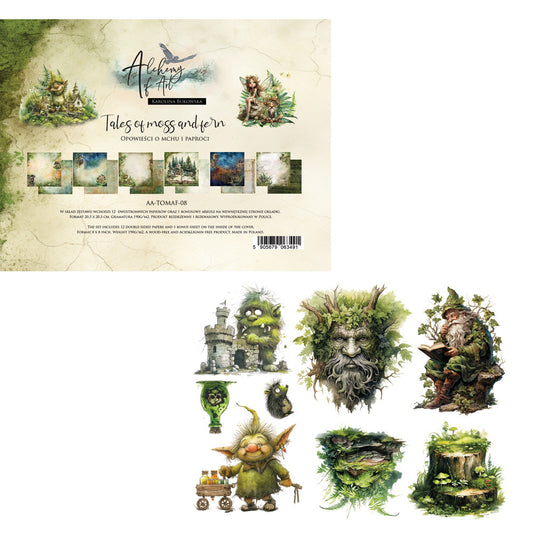 8X8 Paper Collection, Tales of Moss and Fern