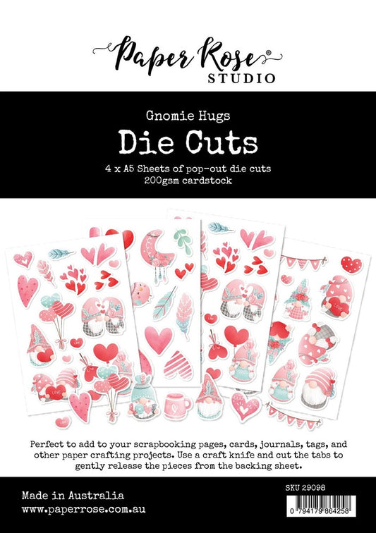 Paper Rose Gnomie Hugs Die Cuts