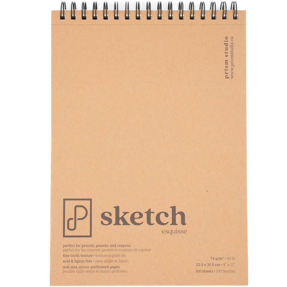 Prism Studio Sketch Pad 9x12 inch