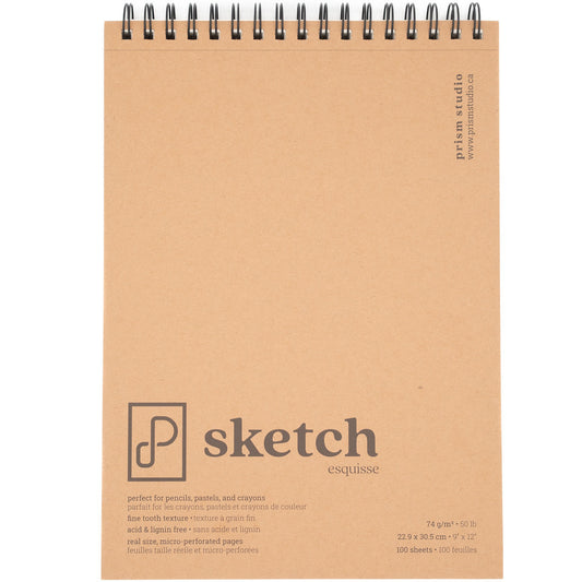 Prism Studio Sketch Pad 9x12 inch