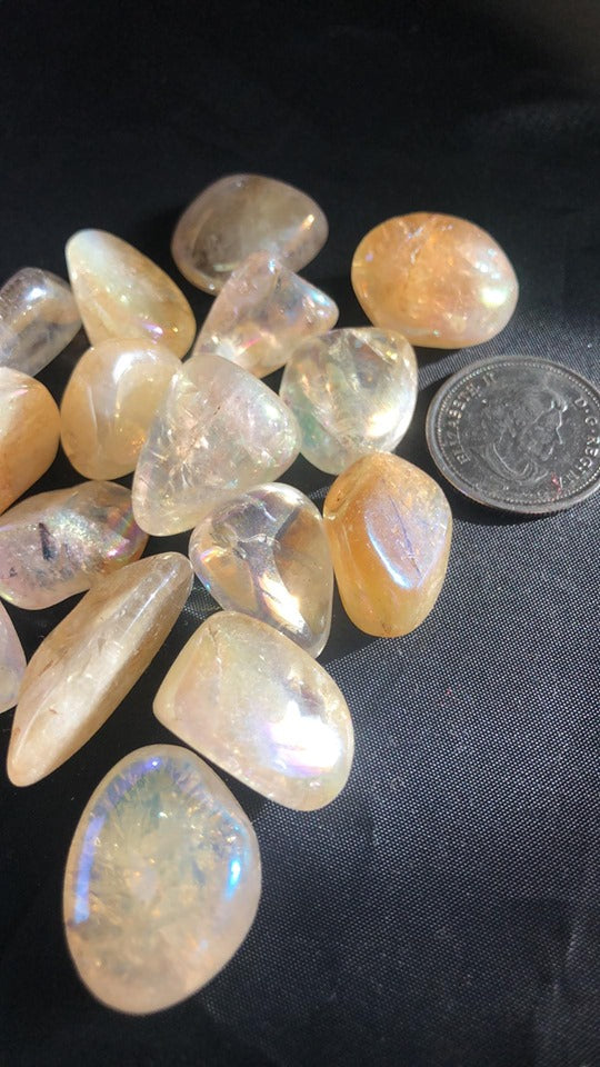 Angel Aura Citrine - Tumbled