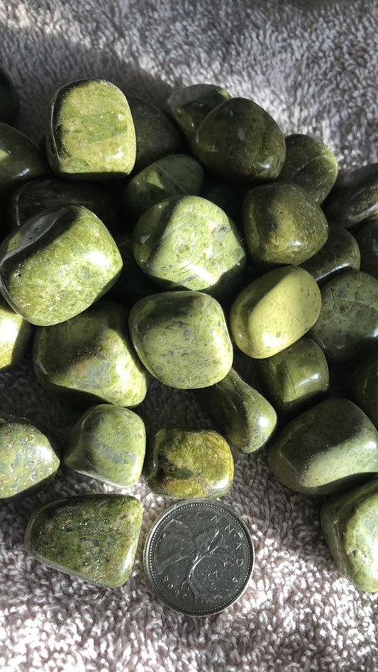 Epidote - Tumbled