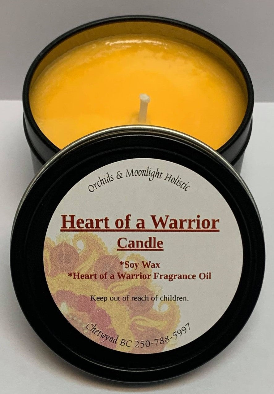 Heart of a Warrior Candle
