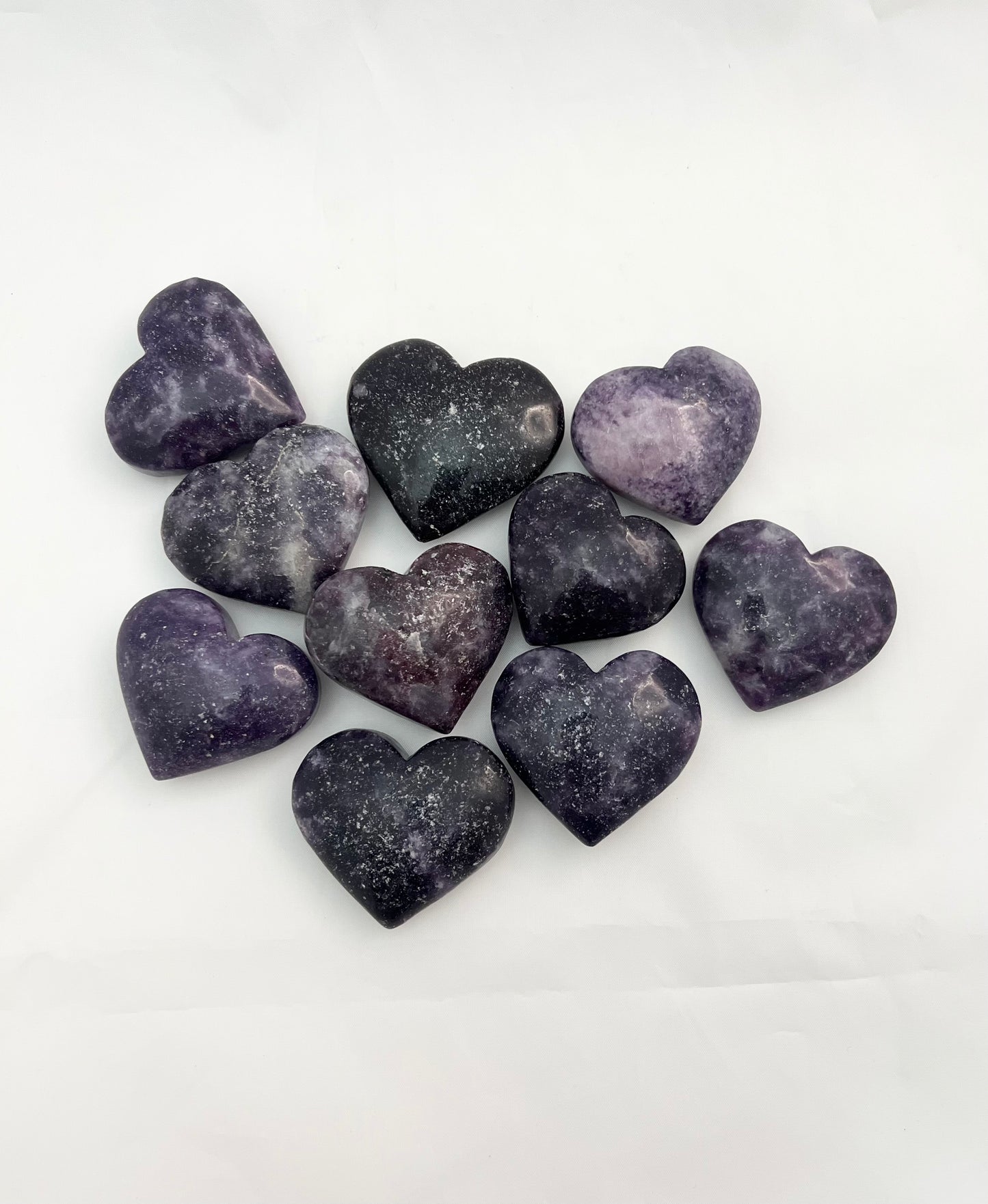 Lepidolite Heart