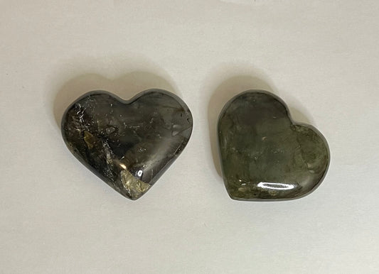 Labradorite Heart