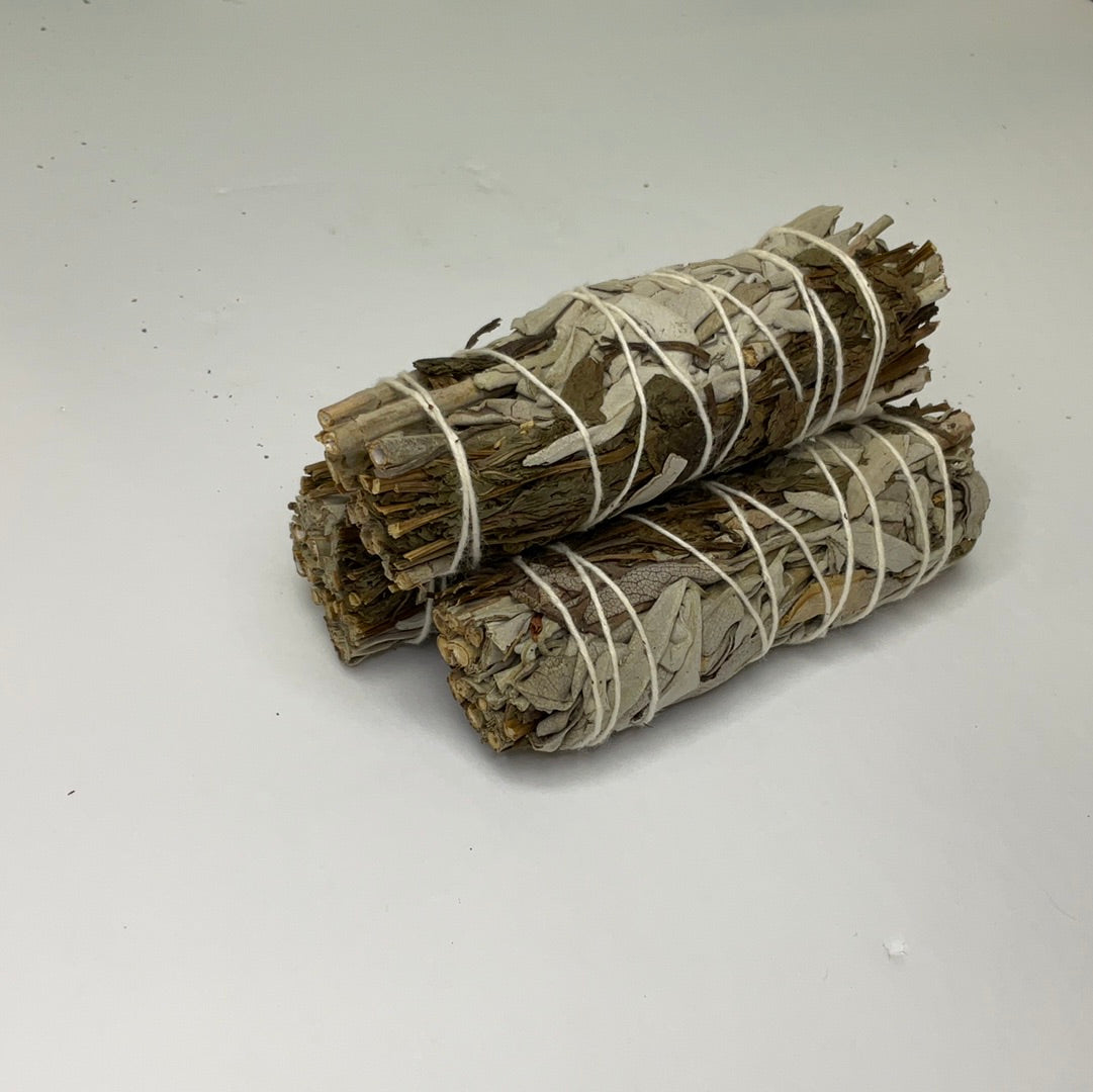 White Sage and Peppermint Smudge Bundle