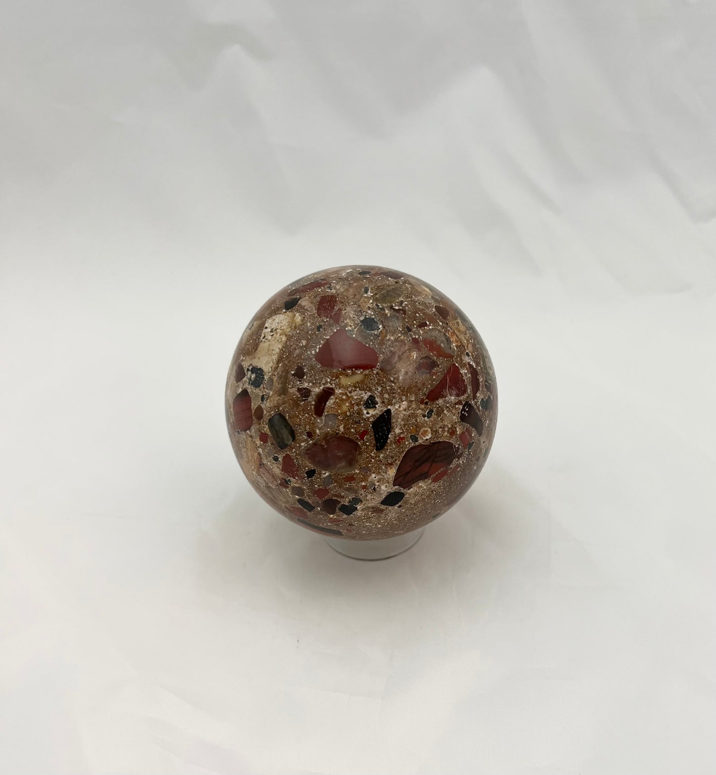 Puddingstone Jasper Sphere