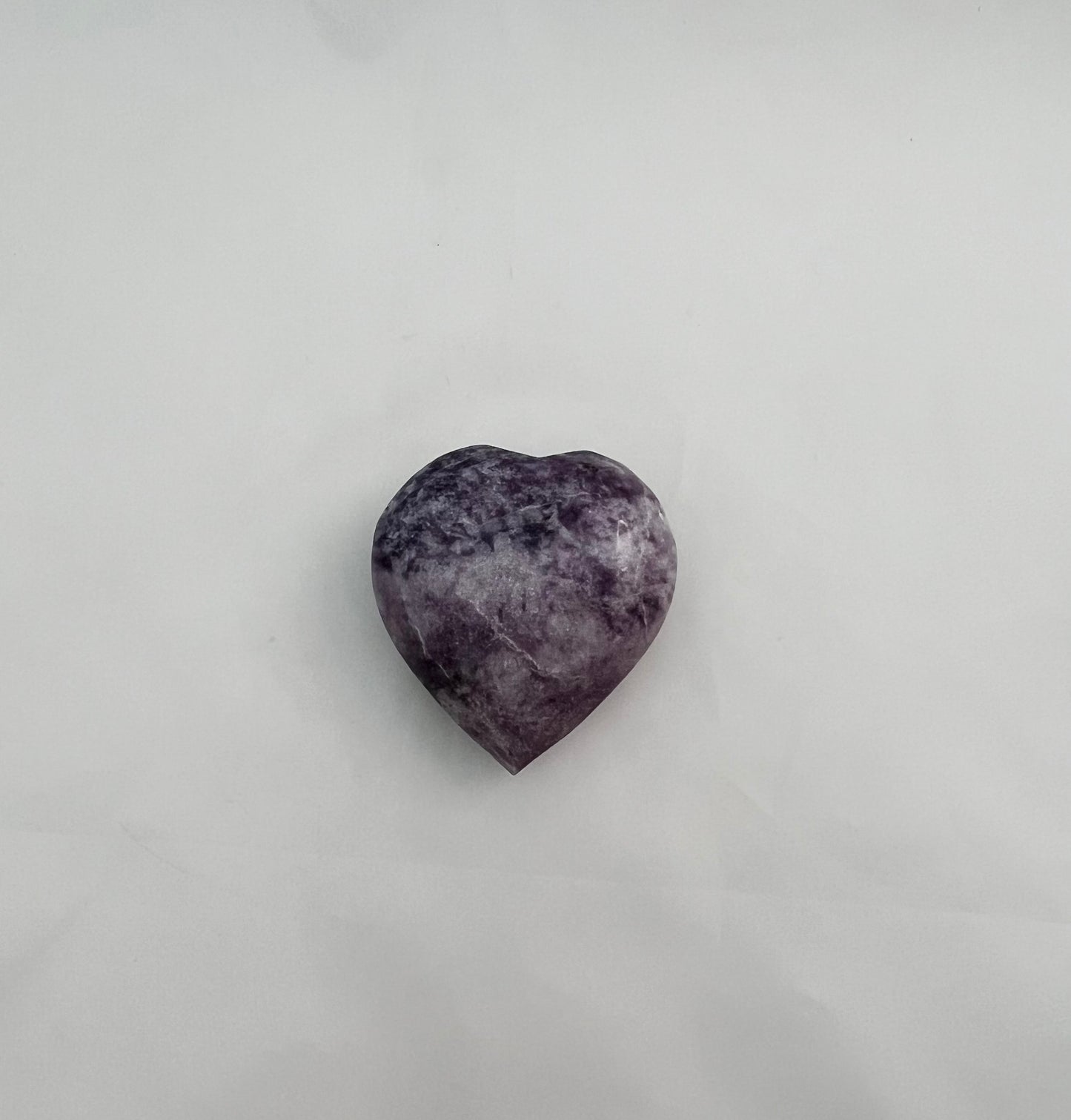 Lepidolite Heart