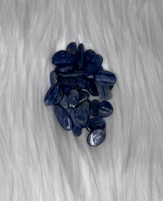 Blue Kyanite Coin