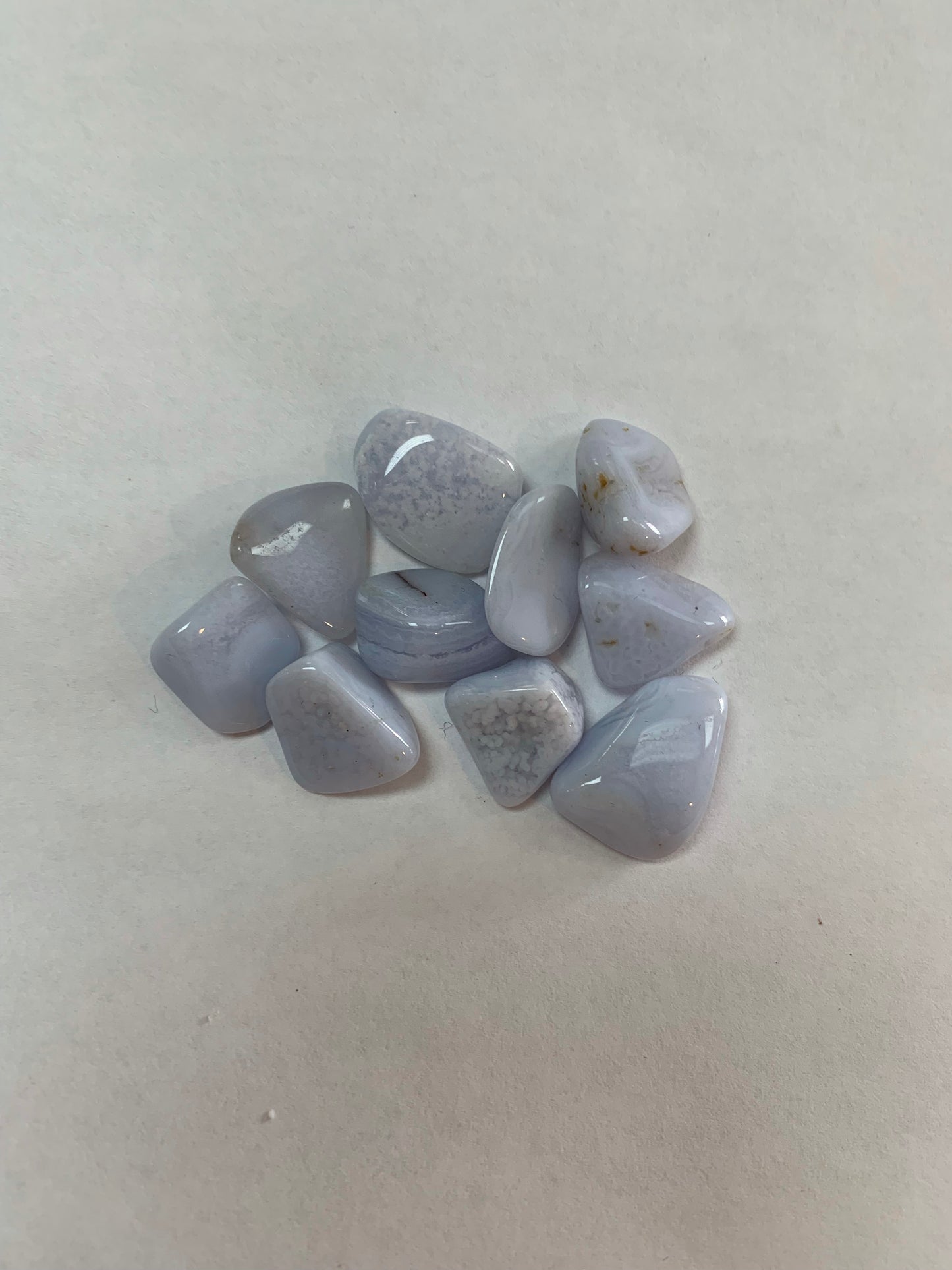 Blue Lace Agate - Tumbled - Sm