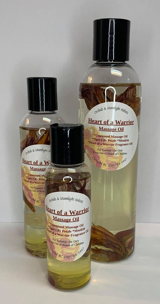 Heart of a Warrior Massage Oil
