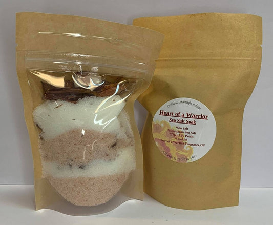 Heart of a Warrior Salt Soak Bag